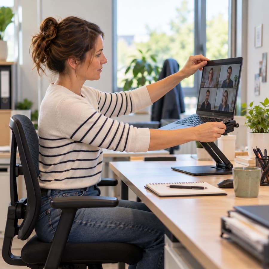 Illustration — Atelier ergonomie du poste sur écran