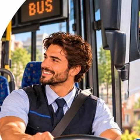 Illustration du métier : Conducteur de bus